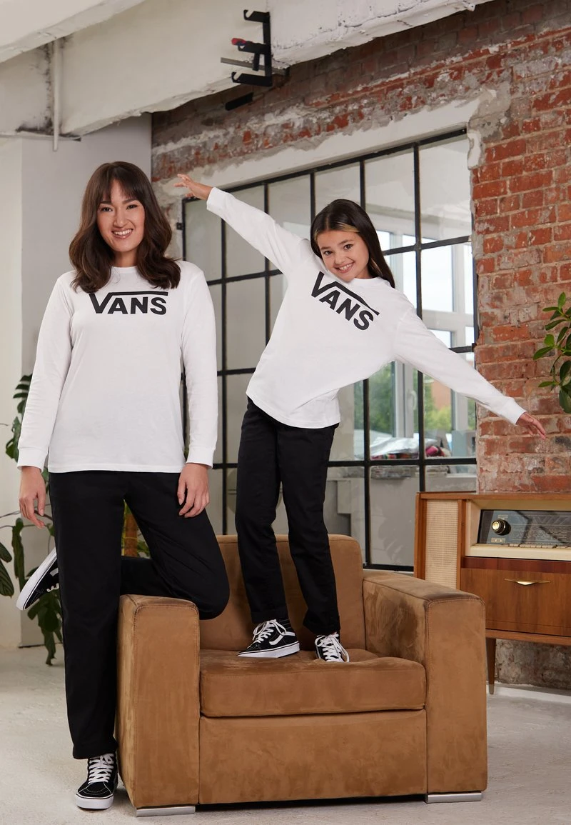 BY VANS CLASSIC LS BOYS - Langarmshirt - White/black 2 BY VANS CLASSIC LS BOYS - Langarmshirt - White/black – Bild 2