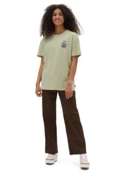 Vans WAVE SS TEE - T-Shirt Print - Natural -Vans 6794e232fa0340eb9122e888e3a323c0