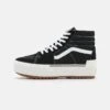 Vans SK8 STACKED - Sneaker High - Black/blanc De Blanc