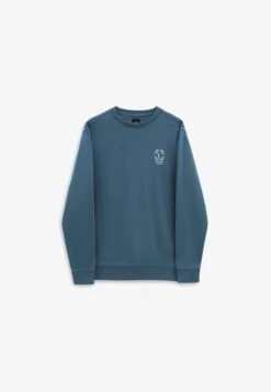 Vans LEISURE CREW - Sweatshirt - Medium Blue -Vans 6cb2639e2b6842529ed0f0a90643cf97