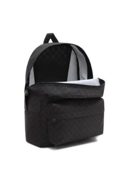 Vans MN OLD SKOOL CHECK BACKPACK - Tagesrucksack - Black Charcoal -Vans 6de00c94db1d4d57acdbbff568d7216c