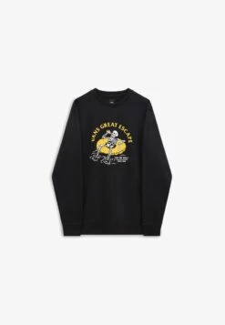Vans PERMANENT VACATION CREW - Sweatshirt - Black -Vans 6edd8fe5891a48a1805e76eb407a83d5