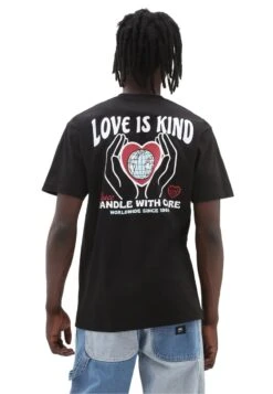 Vans LOVE IS KIND - T-Shirt Print - Black -Vans 71c254d159c24046b1c92aec5cd1906d 1