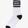 BY VANS DROP V CREW BOYS (1-6, 1PK) - Socken - White Black