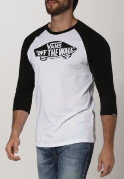 Vans OTW RAGLAN - Langarmshirt - White/black -Vans 7285ca853d774843b92e27c015229376