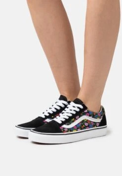 Vans OLD SKOOL UNISEX - Sneaker Low - Floral Black/white
