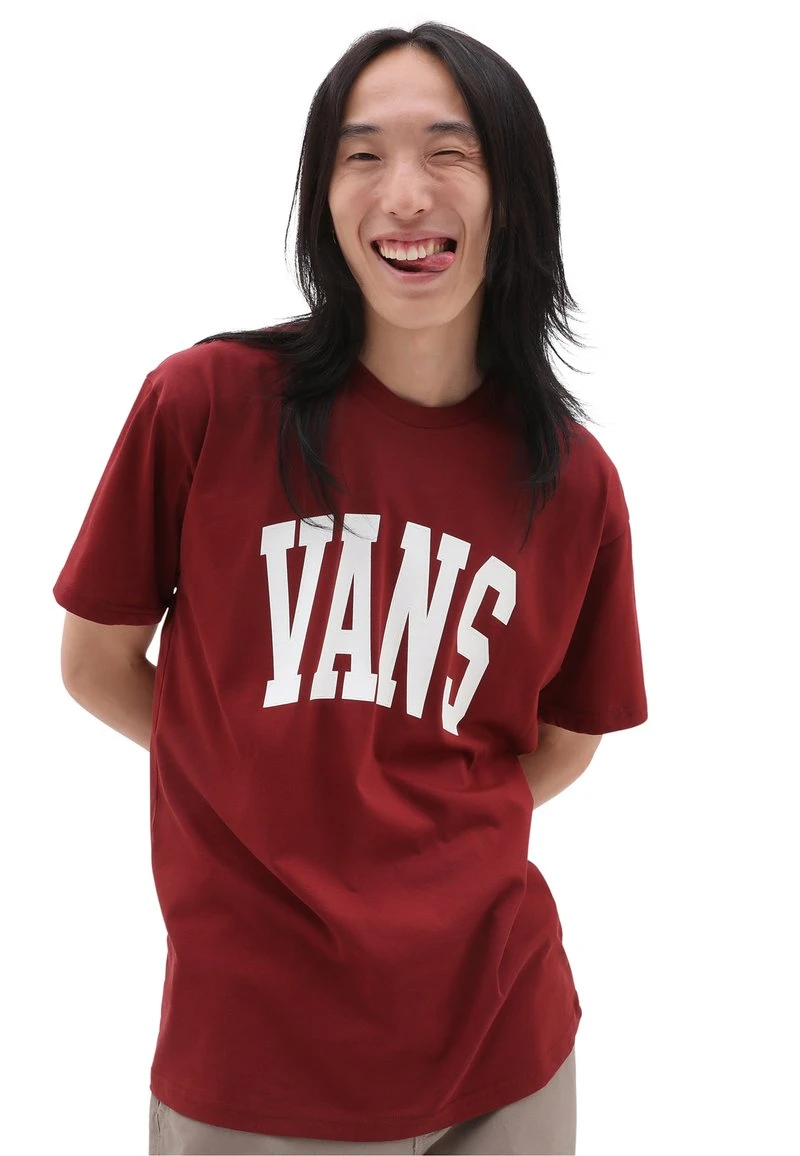 Vans VARSITY TYPE SS TEE - T-Shirt Print - Medium Red 1 Vans VARSITY TYPE SS TEE - T-Shirt Print - Medium Red