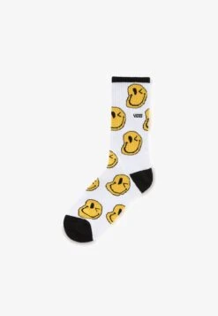 Vans SMILEY DRIP CREW - Socken - Black -Vans 74eef155560a4545aa7766d5efb7a67c