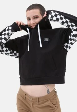 Vans BOOM BOOM CHECK IT - Kapuzenpullover - Black