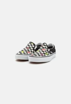 Vans CLASSIC SLIP ON - Slipper - Black/white -Vans 78c3895b557e48c2860e9c0dd08286ad