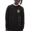 Vans SMALL FLOWER CREW - Sweatshirt - Black