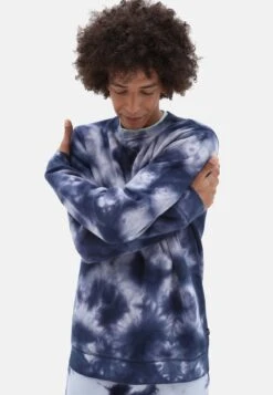 Vans COMFYCUSH WASH CREW - Sweatshirt - Medium Blue