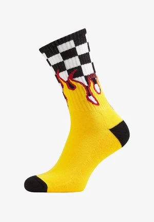 Vans MN FLAME CHECK CREW (9.5-13, 1PK) - Socken - Black-white Check-flame 4 Vans MN FLAME CHECK CREW (9.5-13, 1PK) - Socken - Black-white Check-flame – Bild 4