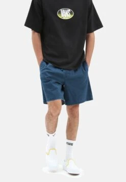 Vans MN RANGE SALT WASH RELAXED ELASTIC - Shorts - Medium Blue