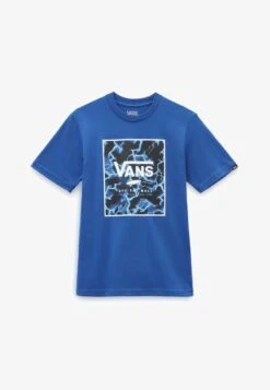 Vans BY BOX - T-Shirt Print - Medium Blue -Vans 8097ac3021884cf0b58fa500c24806e0