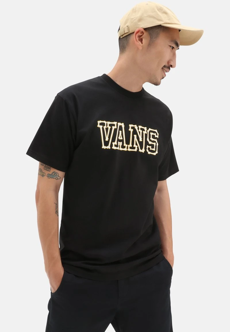 Vans BONES SS - T-Shirt Print - Black 1 Vans BONES SS - T-Shirt Print - Black