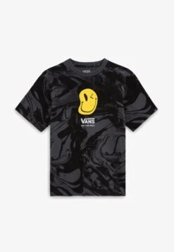 Vans MARBLE SS - T-Shirt Print - Medium Blue -Vans 85c2a31de5d0439386bccab5c6633841