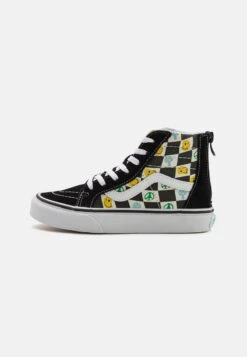 Vans SK8-HI ZIP UNISEX - Sneaker High - Black/multi-coloured