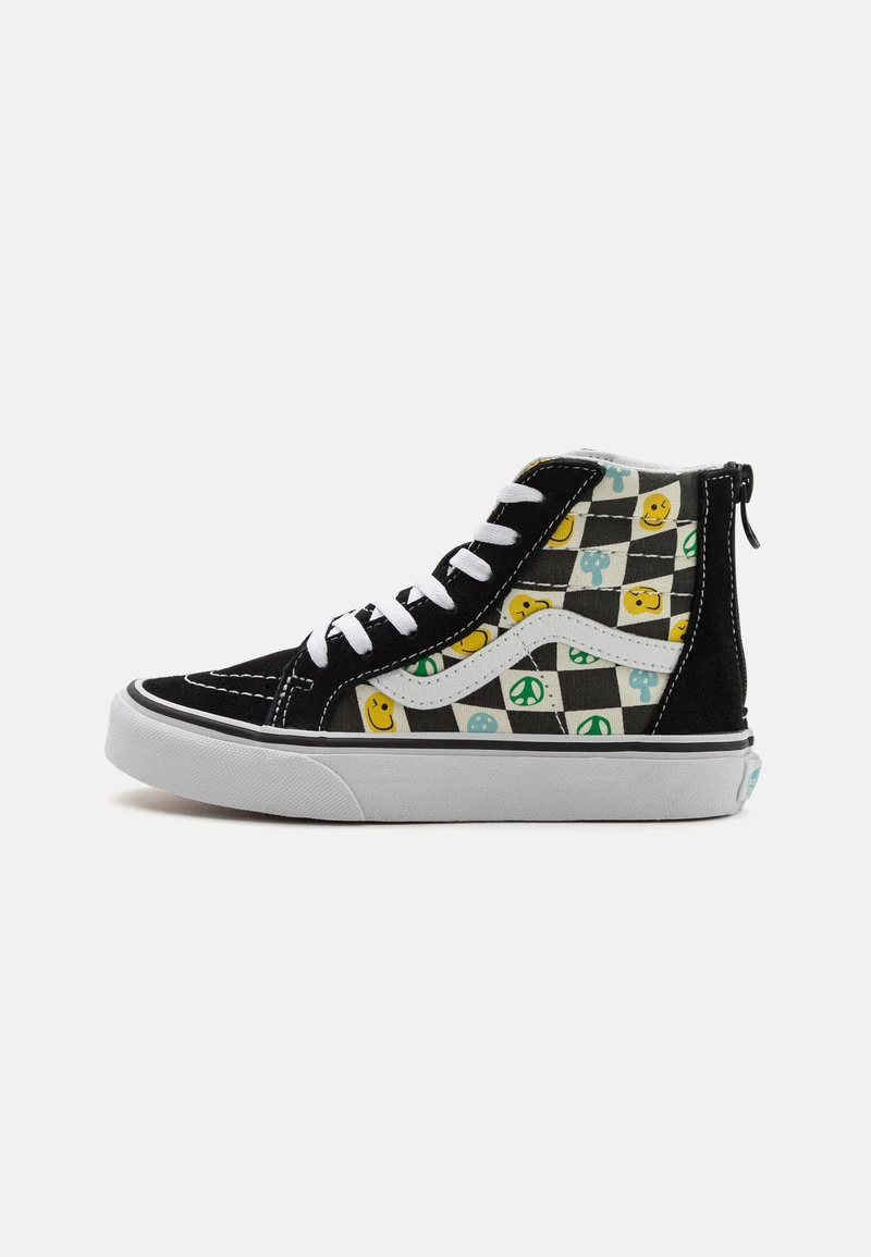 Vans SK8-HI ZIP UNISEX - Sneaker High - Black/multi-coloured 1 Vans SK8-HI ZIP UNISEX - Sneaker High - Black/multi-coloured