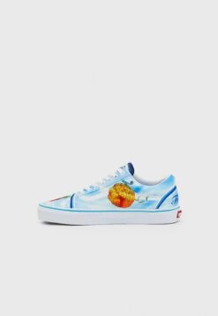 Vans OLD SKOOL UNISEX - Sneaker Low - Light Blue/white/multi-coloured -Vans 88bee5f14538413d8e0f4e868aa08765