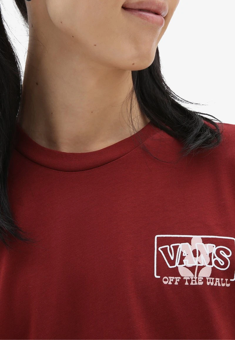 Vans BOXED LOGO FORAL SS TEE - T-Shirt Print - Medium Red 3 Vans BOXED LOGO FORAL SS TEE - T-Shirt Print - Medium Red – Bild 3