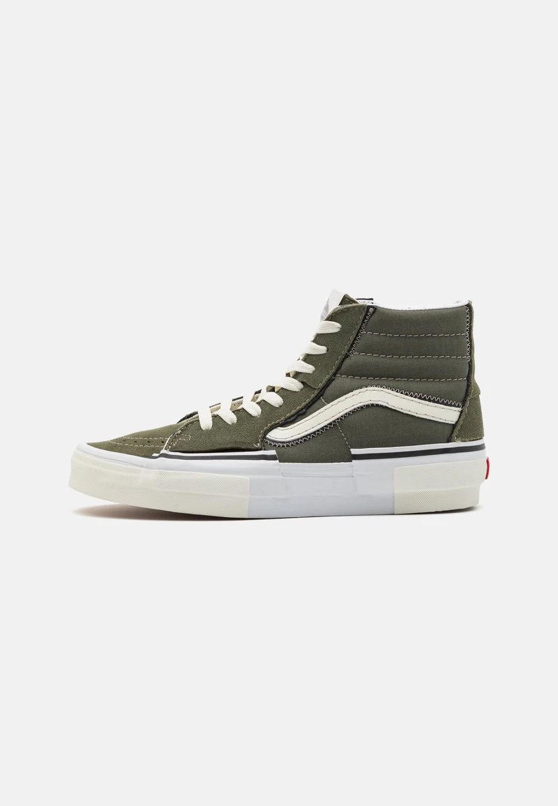 Vans SK8 HI RECONSTRUCT UNISEX - Sneaker High - Olive Camo 1 Vans SK8 HI RECONSTRUCT UNISEX - Sneaker High - Olive Camo