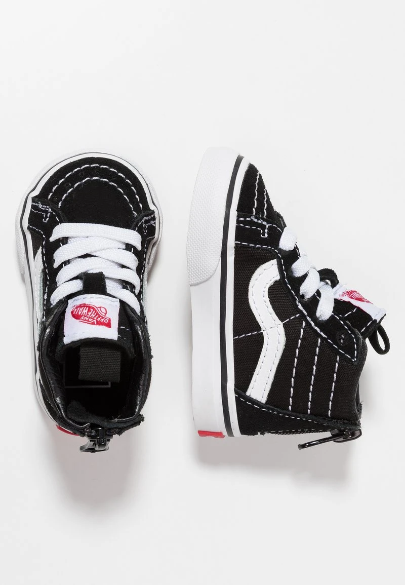 Vans SK8-HI ZIP UNISEX - Sneaker High - Black/white 1 Vans SK8-HI ZIP UNISEX - Sneaker High - Black/white