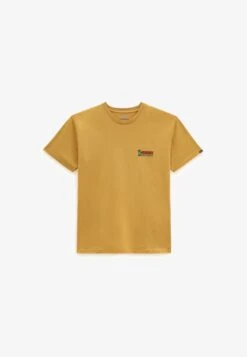 Vans RECORDS SS - T-Shirt Print - Medium Beige