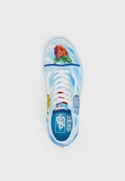 Vans OLD SKOOL UNISEX - Sneaker Low - Light Blue/white/multi-coloured -Vans 8c1942d5b6fa4ec8bb119baca05e94ad