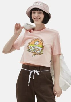 Vans RESORT MIX - T-Shirt Print - Light Orange