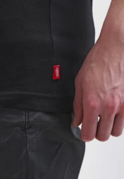 Vans CLASSIC - Top - Black/white -Vans 8ebe87373e8341b4a16af3d736d34c1a