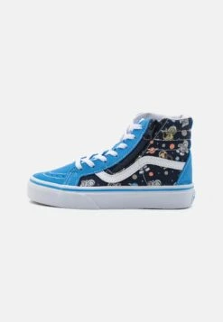 Vans SK8 HI REISSUE SIDE ZIP UNISEX - Sneaker High - Glow Black/blue