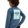 Vans BY PRINT BOX LS - Langarmshirt - Medium Blue