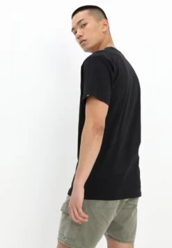 Vans MN FULL PATCH - T-Shirt Print - Black/white -Vans 909be9b6fc66426bbf0b2e19a4594e3d