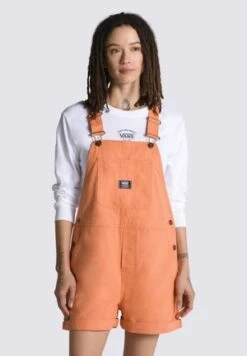 Vans FLORAL SHORT-ALL - Latzhose - Medium Grey -Vans 92d4b57df011415b9867a94b2dbe703a