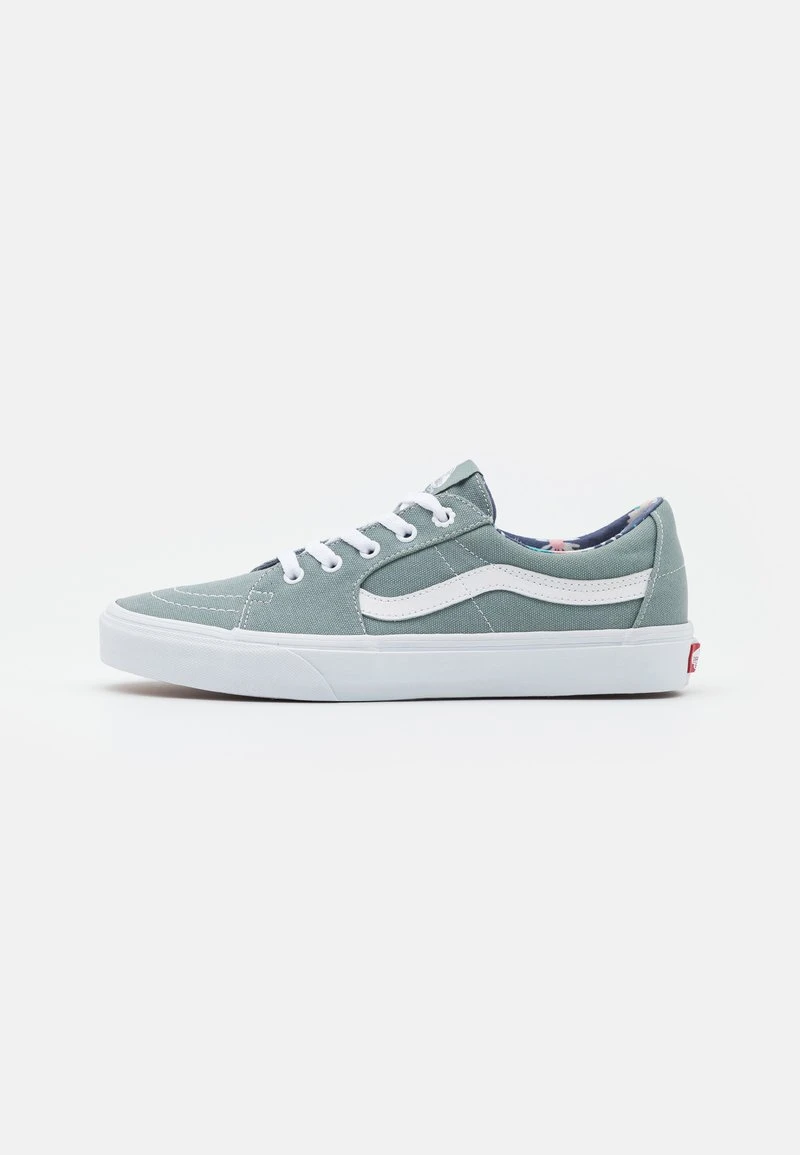 Vans SK8-LOW UNISEX - Sneaker Low - Green Milieu/true White 1 Vans SK8-LOW UNISEX - Sneaker Low - Green Milieu/true White
