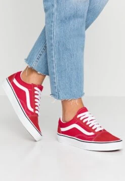 Vans OLD SKOOL - Sneaker Low - Racing Red/true White