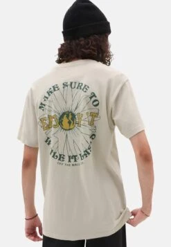 Vans ENJOY IT VINTAGE - T-Shirt Print - Light Beige