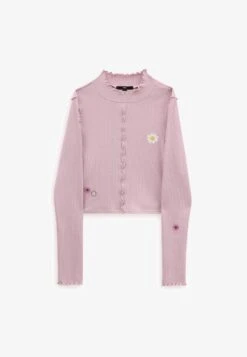 Vans OVERSIZED FLORAL LS - Strickpullover - Medium Purple -Vans 98df3b2077e74fe9b4bc30d2260ac35c