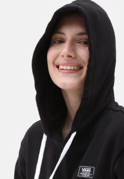 Vans BOOM BOOM CHECK IT - Kapuzenpullover - Black -Vans 9c7f7532fda2463fb643f45c42244996