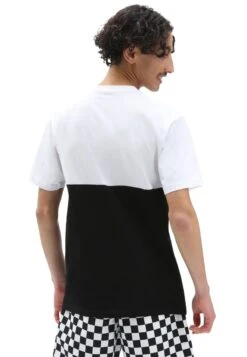 Vans MN COLORBLOCK TEE - T-Shirt Print - White -Vans 9dcde602028c4c0ba359feafe6678b3d