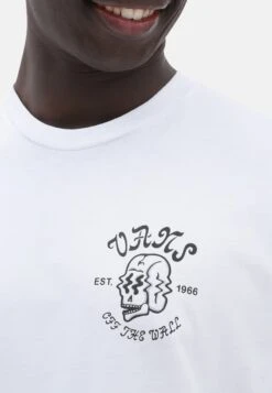 Vans SHAKEN SKULL SS TEE - T-Shirt Print - White -Vans a52a58eec4c347be9601f89a140be75f