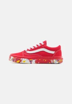 Vans OLD SKOOL UNISEX - Sneaker Low - Paint Splatter Racing Red