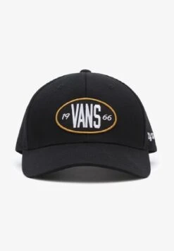 Vans FLAG CHECK STRUCTURED JOCKEY - Cap - Black -Vans a76c676fdc0c4c6f9b1fa0a2ef65487b