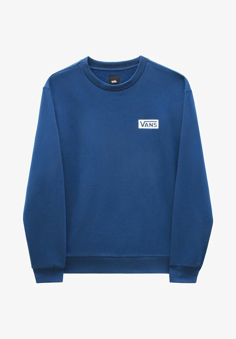 Vans RELAXED FIT CREW - Sweatshirt - Dark Blue 1 Vans RELAXED FIT CREW - Sweatshirt - Dark Blue