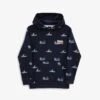 Vans SHARK FIN PO - Kapuzenpullover - Dark Blue