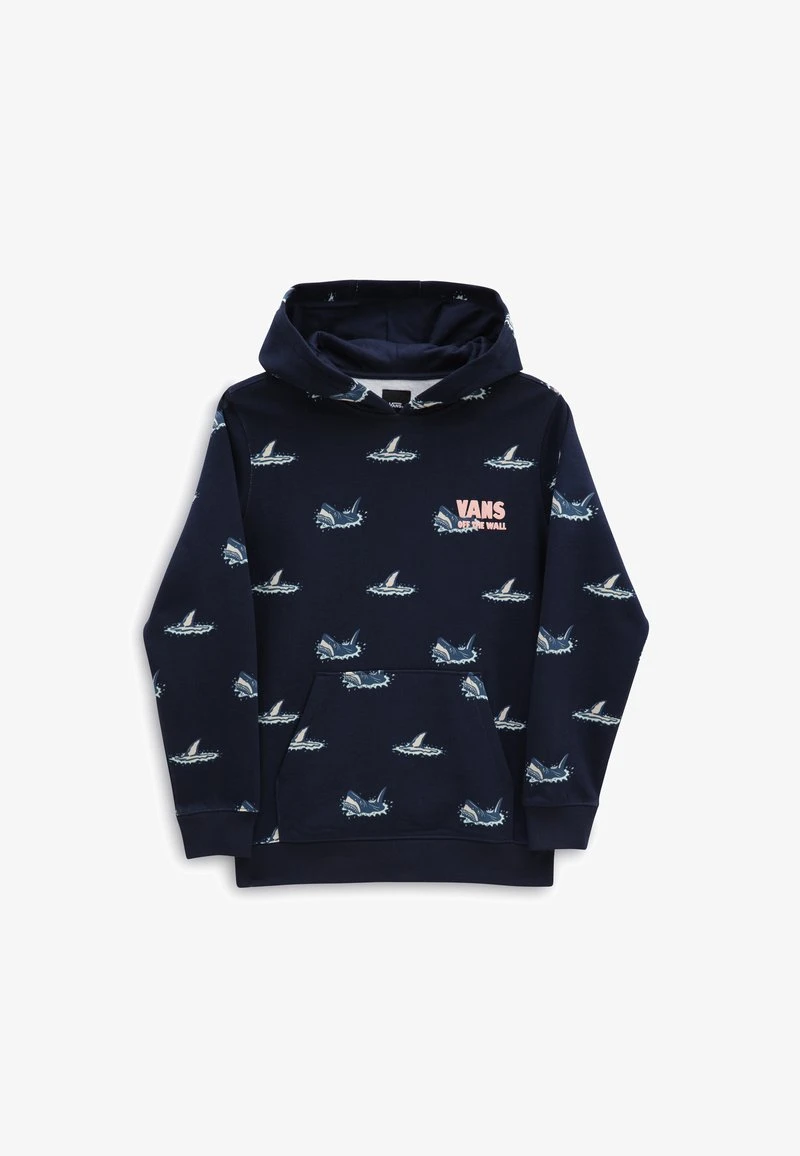 Vans SHARK FIN PO - Kapuzenpullover - Dark Blue 1 Vans SHARK FIN PO - Kapuzenpullover - Dark Blue