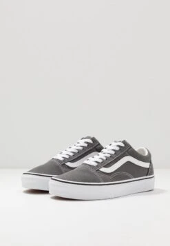 Vans UA OLD SKOOL - Sneaker Low - Pewter/true White -Vans a8c4e5a9452e46428018c538271d5c7f