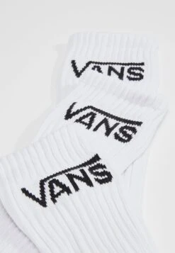 Vans CLASSIC CREW 3 PACK - Socken - White -Vans ab442be51b99407f8fb10dba76a67568