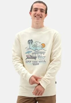 Vans RESORT CREW - Sweatshirt - White -Vans adb7a36bb41f43a8bec1ec63a4dfe8f1 1